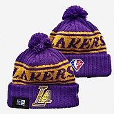 Los Angeles Lakers Team Logo Knit Hat YD (9),baseball caps,new era cap wholesale,wholesale hats